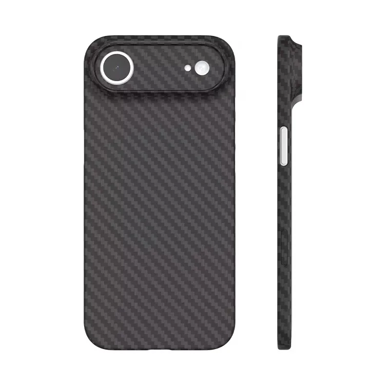 product laudtec carbon fiber phone case for iphone 17 air 16 15 pro max slim lightweight shockproof hard cover camera protection sjk1087-8