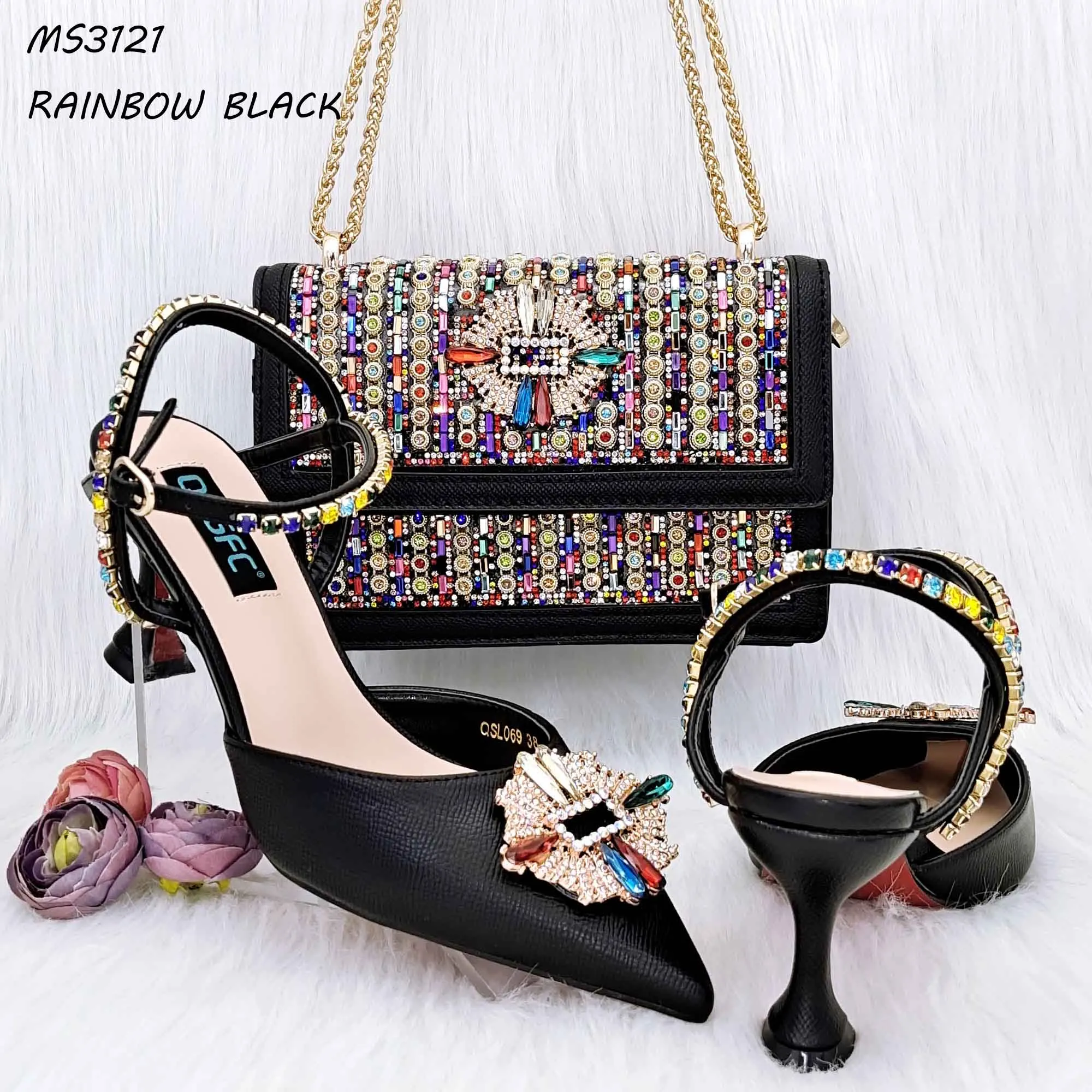 Italian Matching Low Heel Slippers Shoe and Bag Set High Quality Gold  Sandals Shoes and Bags Match Women - China Shoes and Bag Set and Wholesale Matching  Shoes and Handbags price |