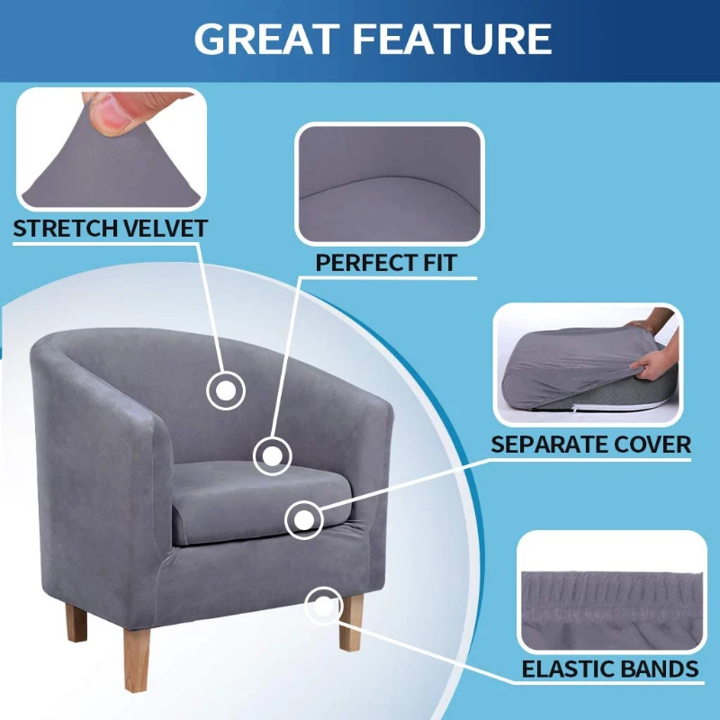 tub armchair covers