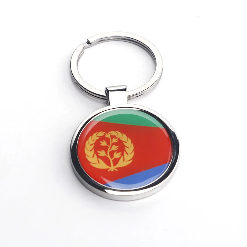 Custom Company Logo Cute Blank Metal Key Holder Key Ring Custom Logo Qr