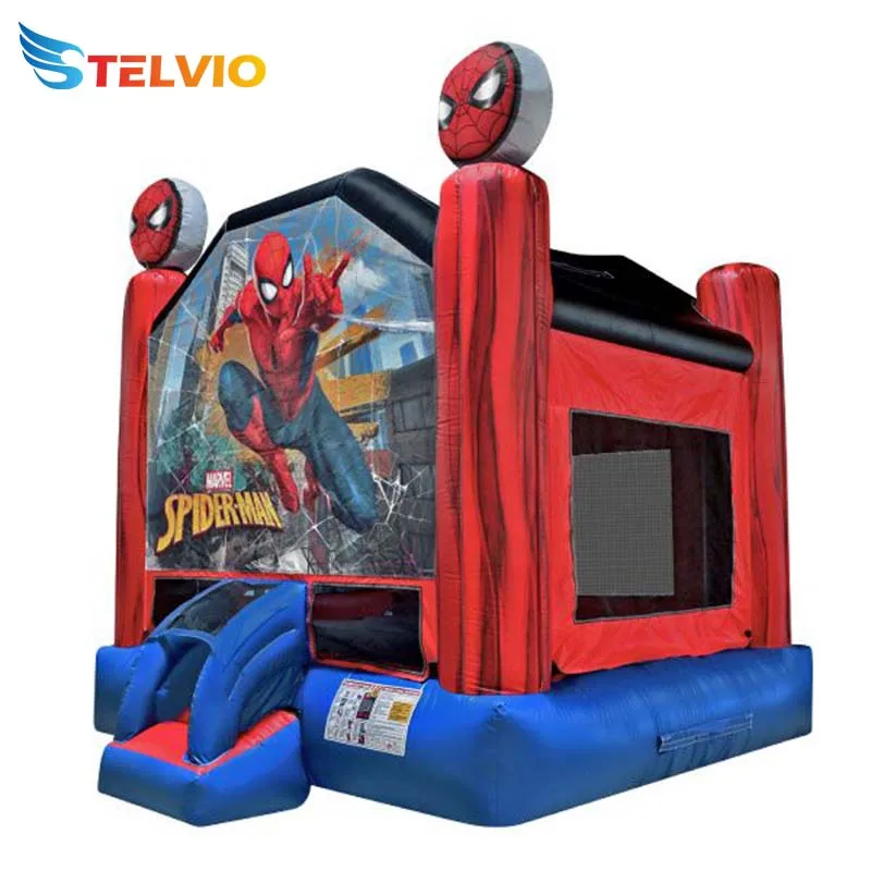 Melbourne administración Entretener Source Children inflable castillo inflatable spiderman brincolines spider  man with slide combo bouncer bouncy castle on m.alibaba.com