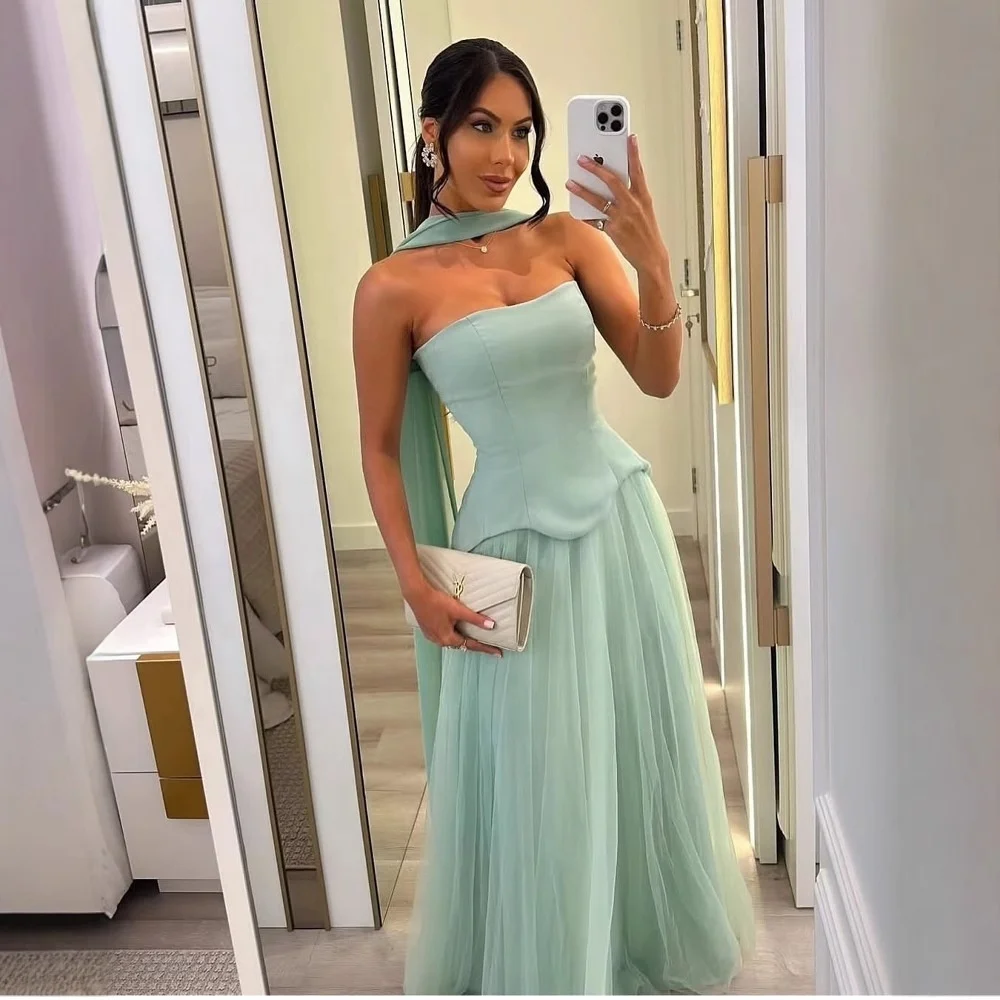 prom dark green dress Sage Green Maxi Dress With Embellished Corset – LEAM ALMES main image 0