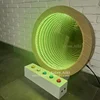 Panel de luz de túnel redondo