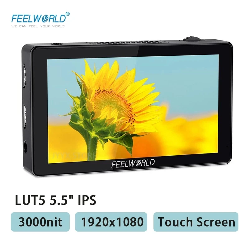 LUT5 Camera Monitor - 3000nit Touch Screen DSLR Field Monitor