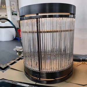 Contemporary Fashionable Entrance Table Lamp with 2700K~6000K LED Lights Flexible Creative Glass Design DC Power Supply