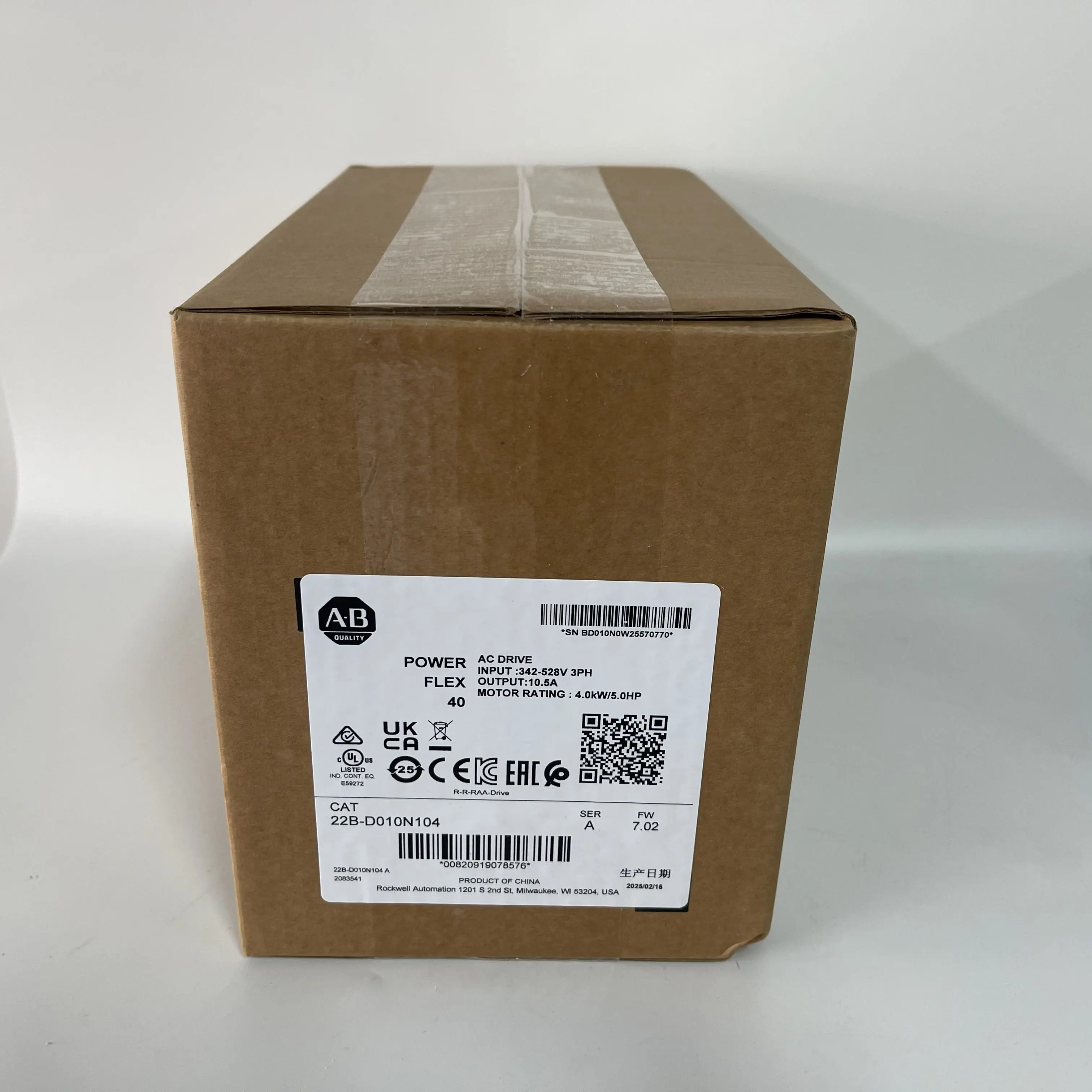 Allen‑Bradley AC Drive PowerFlex 40 22B-D010N104