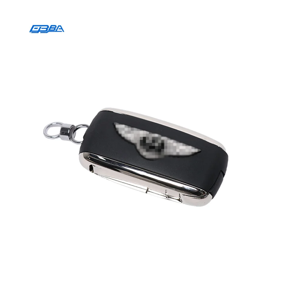 자동차 부품 3버튼 원격 플립 키 케이스 - 벤틀리 컨티넨탈 GT, 플라잉 스퍼 (2004–2012)