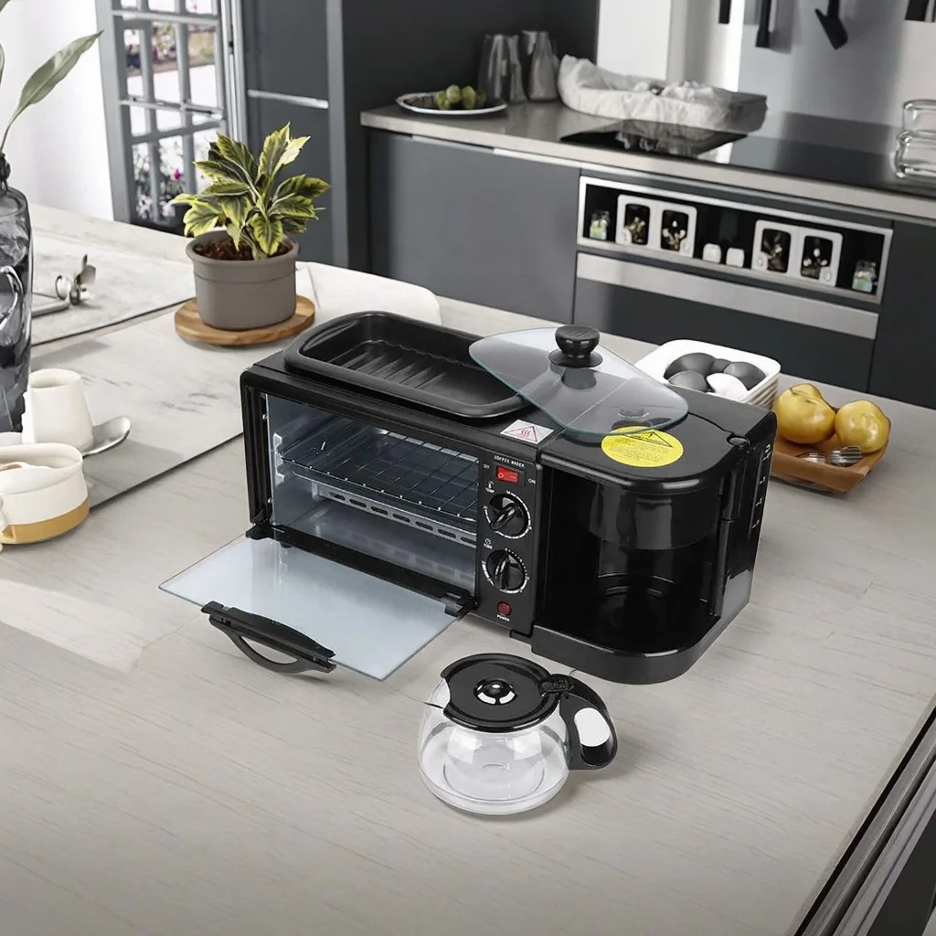 Electric 3-in-1 Household Kitchen Appliance Breakfast Machine