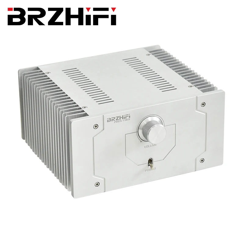 BRZHIFI Hood 1969 Field Effect Tube Amp 1969-2020 Double Radiator Audiophile Class A Stereo Amplifier Hifi 10W*2 Power Audio Amp manufacture