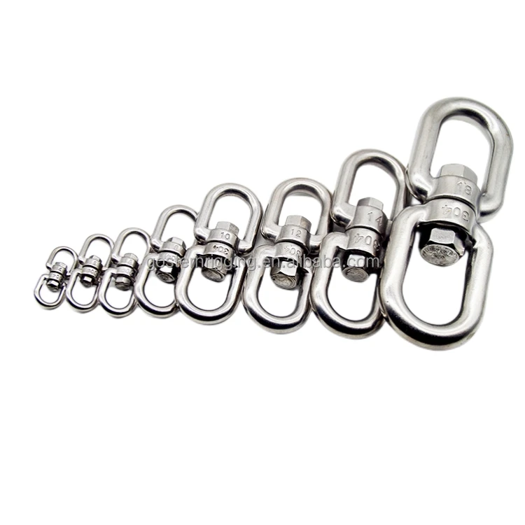304 Stainless Steel Swivel Eye Bolt Double Eye Swivel Hoist Ring Buy