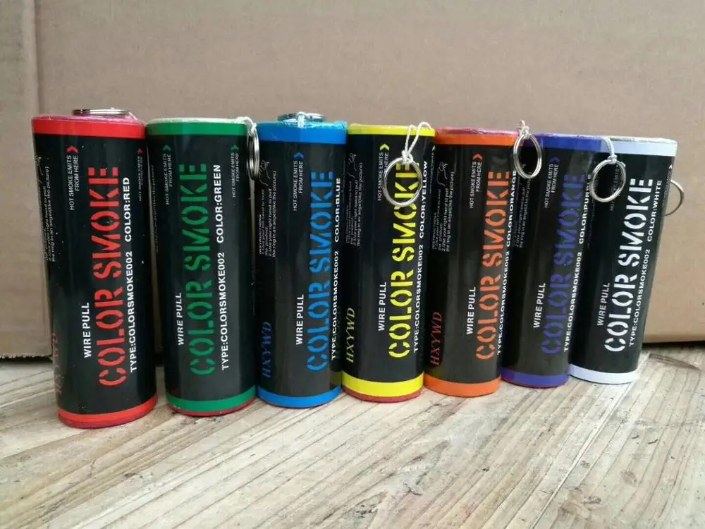 Safe Sparkler Magic Daytime Fireworks Pull Grenades Color Smoke