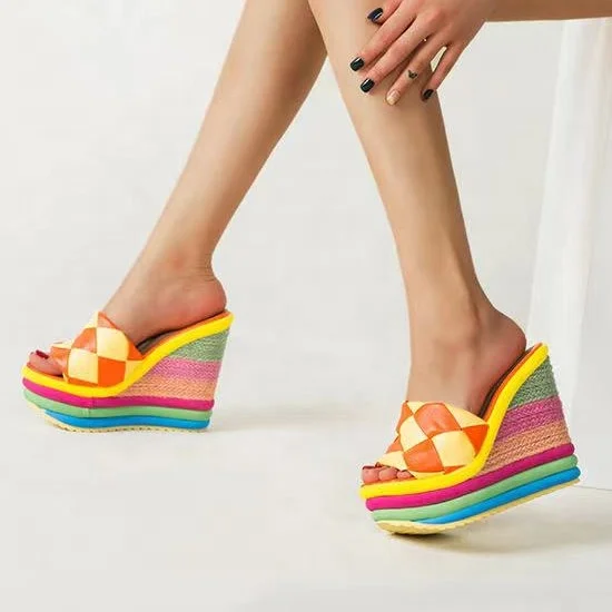 platform waterproof sandals