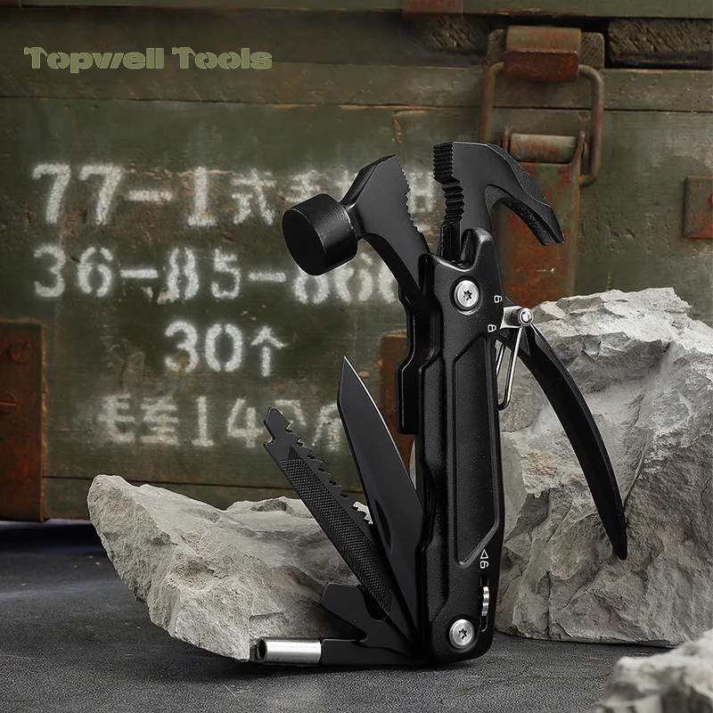 Новое поступление, многофункциональный молоток из нержавеющей стали для кемпинга, походов, выживания