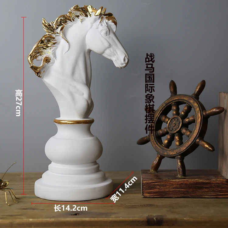 Resin Customized Queen King Crown Horse Head Roman Column Pillar Big Chess  Handmade Souvenir Sculpture Statuehot - China International Chess and Resin  International Chess price