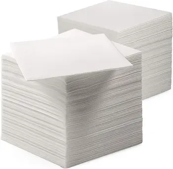 Disposable 10"x10" Linen-Feel Dessert & Beverage Airlaid Paper Napkins Cocktail Napkins for Bar, Restaurant, Café, Wedding,Party