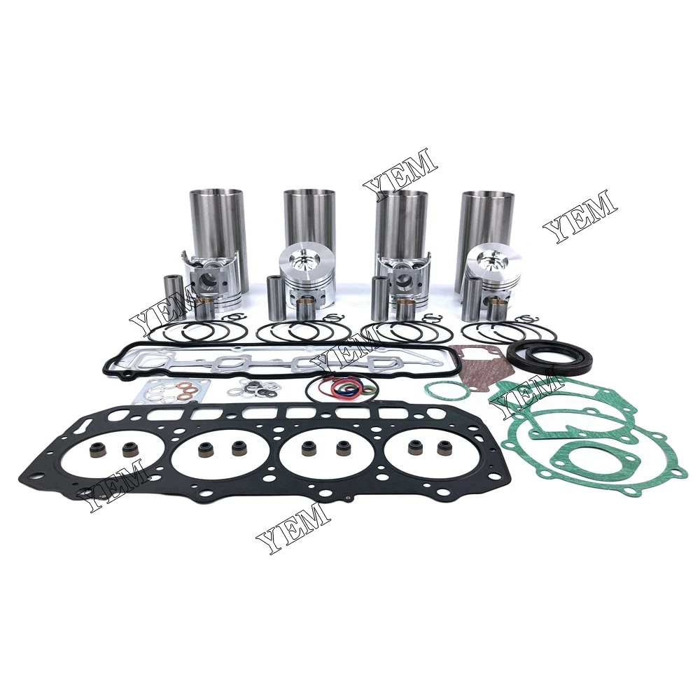 For Yanmar Diesel Engine 4TNE98 Overhaul Kit With Gasket Set 4