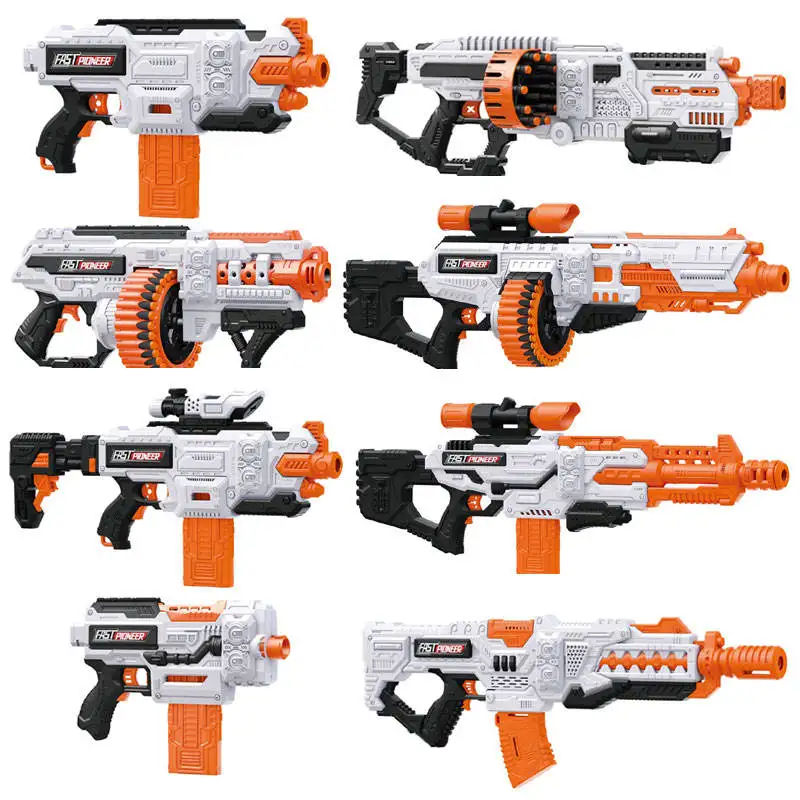 软枪7跑枪手动软子弹枪玩具长射击场玩具手枪枪飞镖爆破器礼品| Alibaba.com