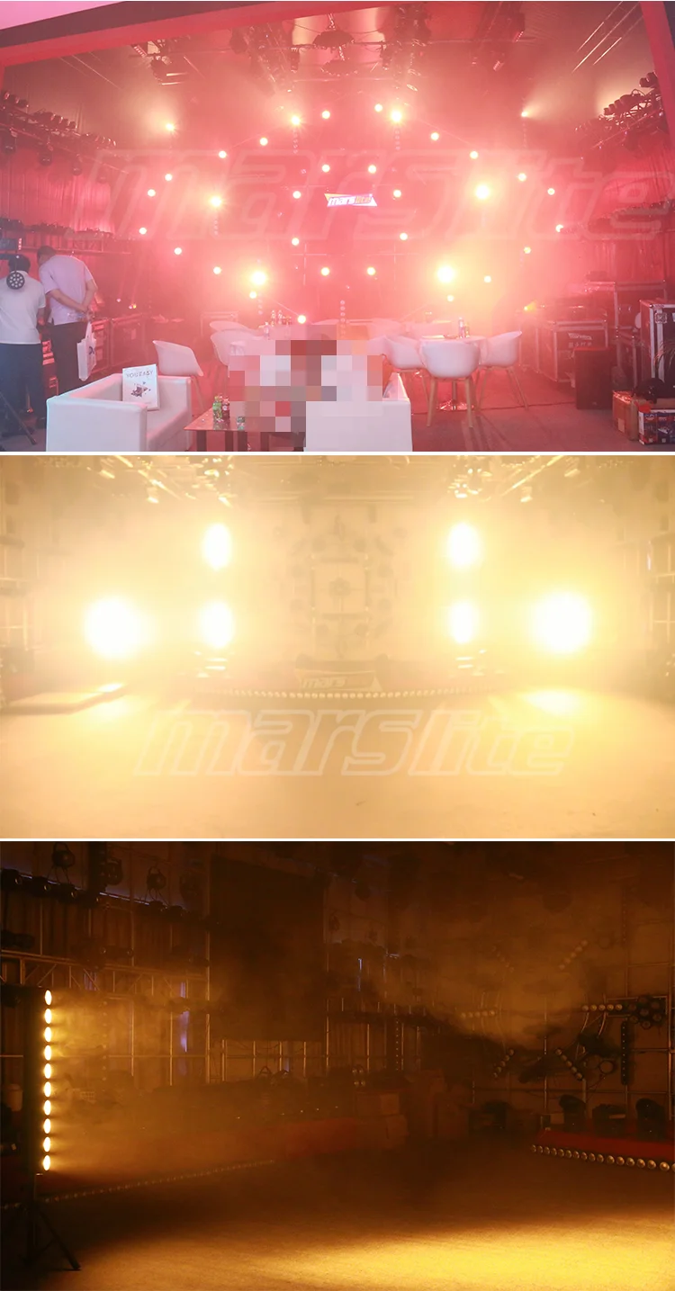 Blinder Led Dmx 10x12w Cob Warm White Blinder bar Light Cob Amber Strobe Lights