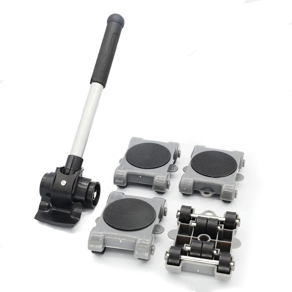 Move Heavy Duty Furniture Lifter 4 Sliders Moving Wheels Set