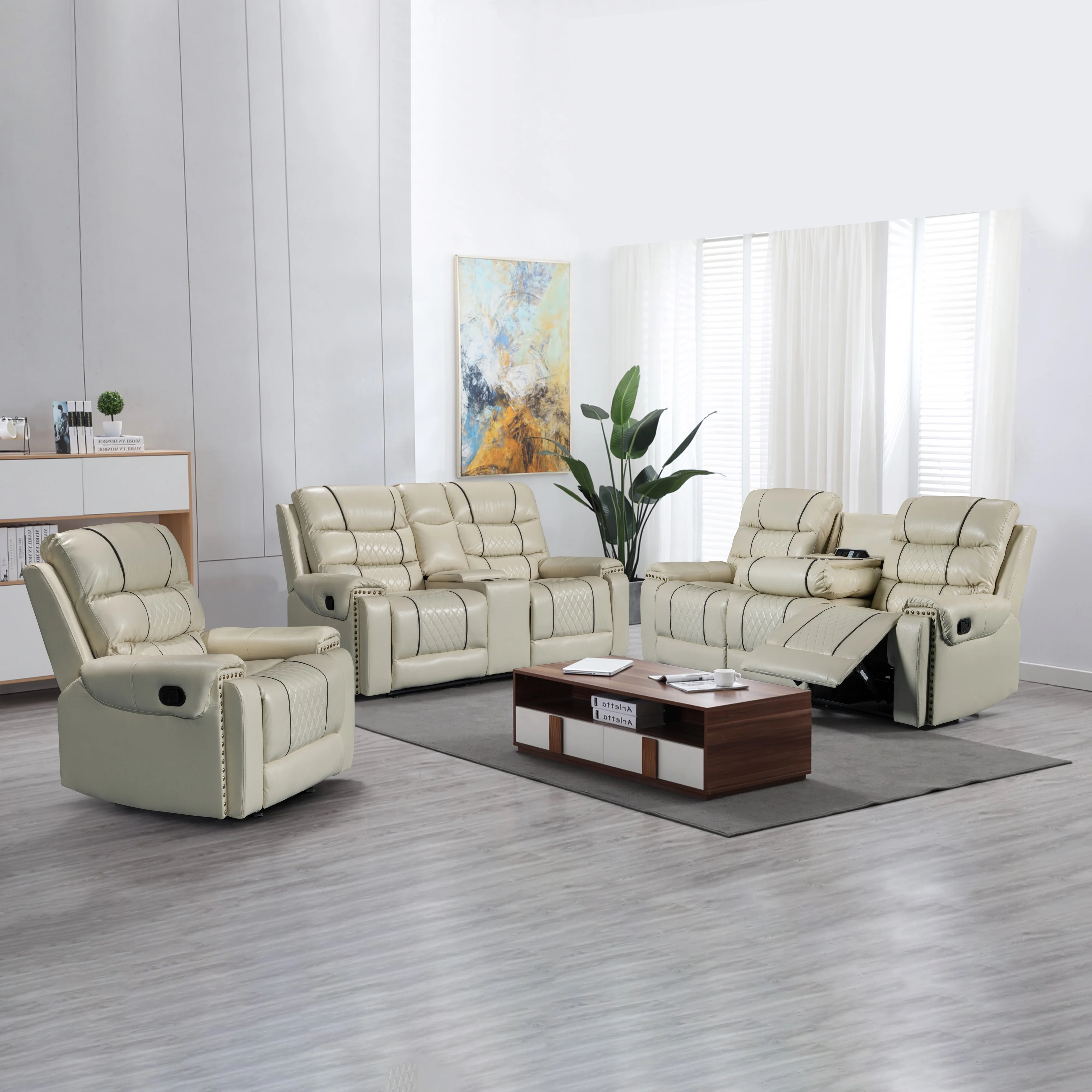 Cy Recliner Sofa Set Furniture Living Room With Power Outlet,Recliners Set  Leather Living Room Furniture,Custom Reclining Seat - Buy Recliner Sofa,Recliner  With Speakers Recliner Sofa China Reclinable Leather Furniture Reclining  Coach Seat