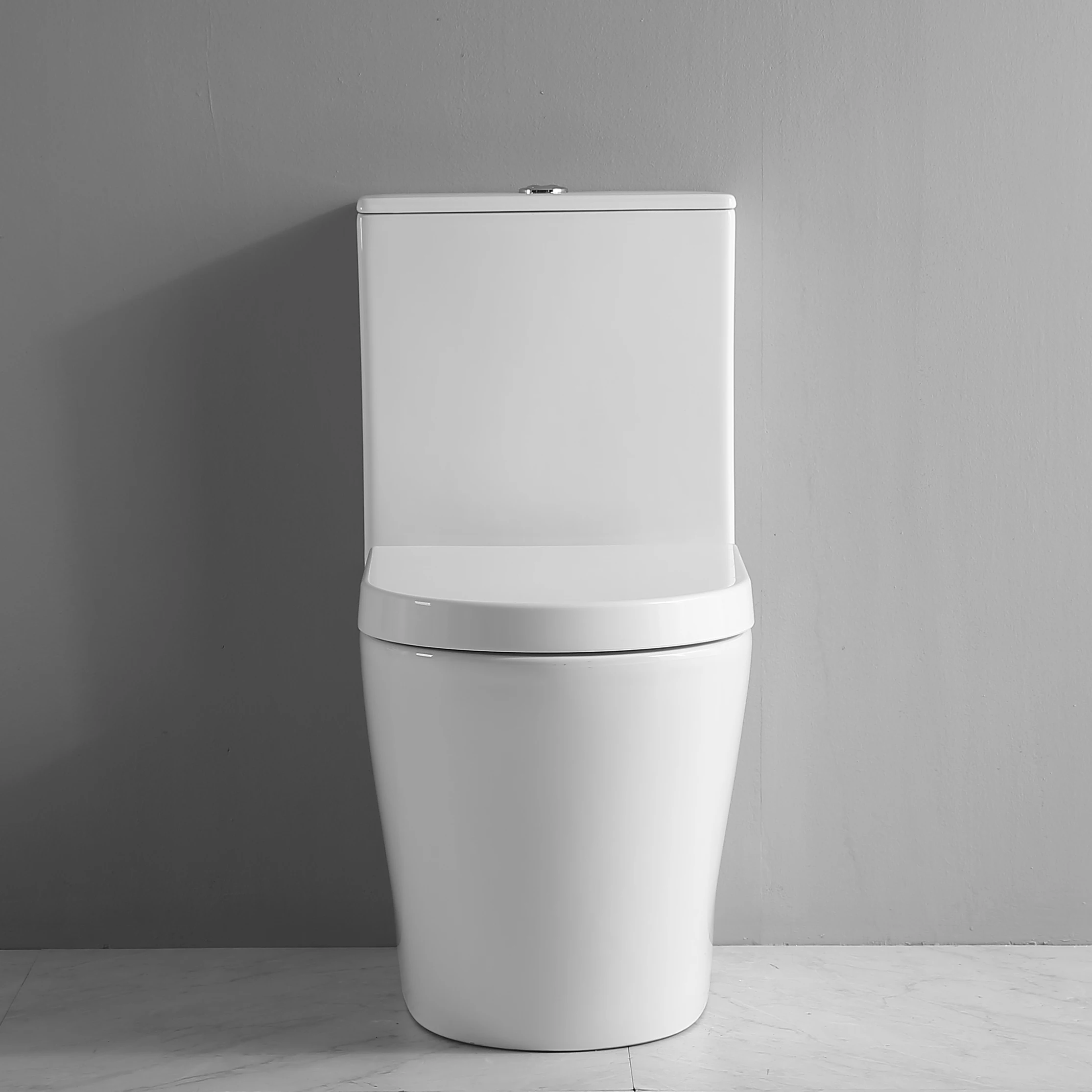 European Hotel Style Sanitary Ware Toilet Comfort Height Floor Mounted