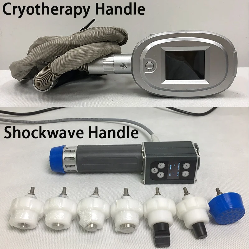 Портативная машина 2 в 1 для похудения тела cryo + shockwave