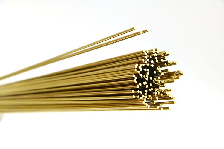 Hs221 1000mm Cuzn Brass Welding Alloy Rod Brazing Filler Metals Brass