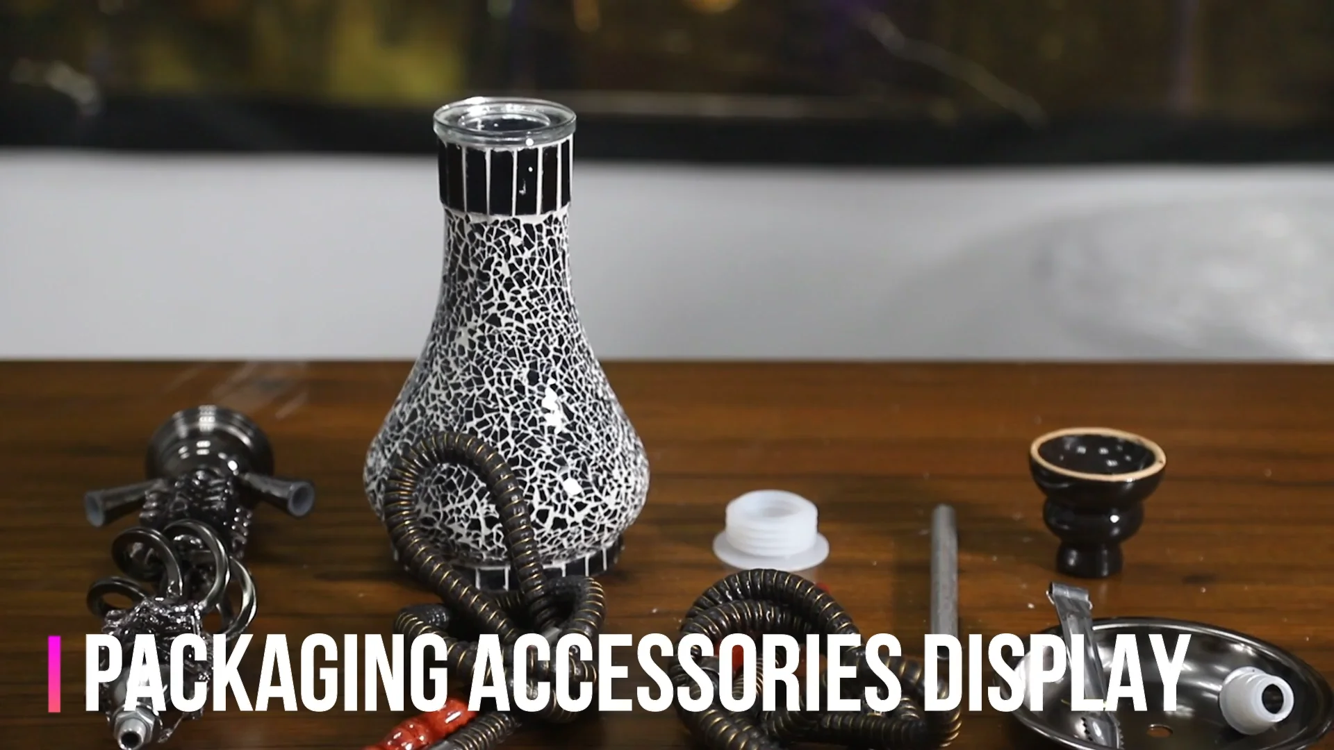 Hookahs Wholesale Egypt Khalil Mamoon Smoking Sheesha Set Zinc Egyptian Pipe Copper Golden