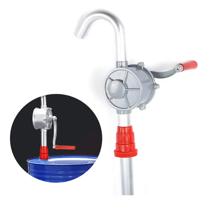 Aluminium Rotary Cooking Oil Plastic Hand Manual Oil Filling Pump Lever