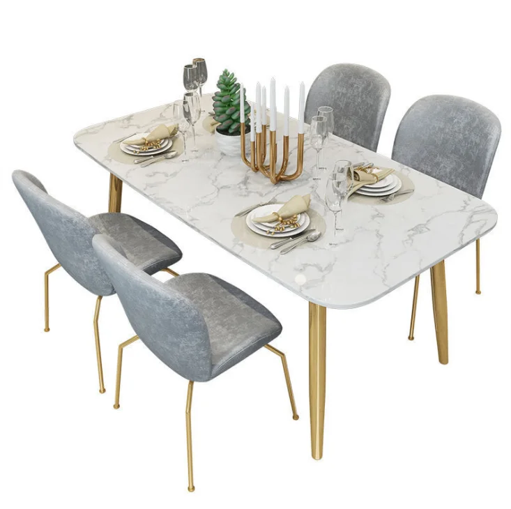 <strong>nordic</strong> marble dining table hotel restaurant table