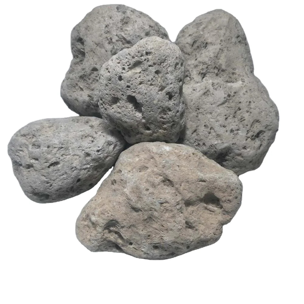 千軒石。中型 グレー 火山岩 水石 千軒石。中型 グレー 火山岩 水石 千軒石。中型 グレー 火山岩 水石