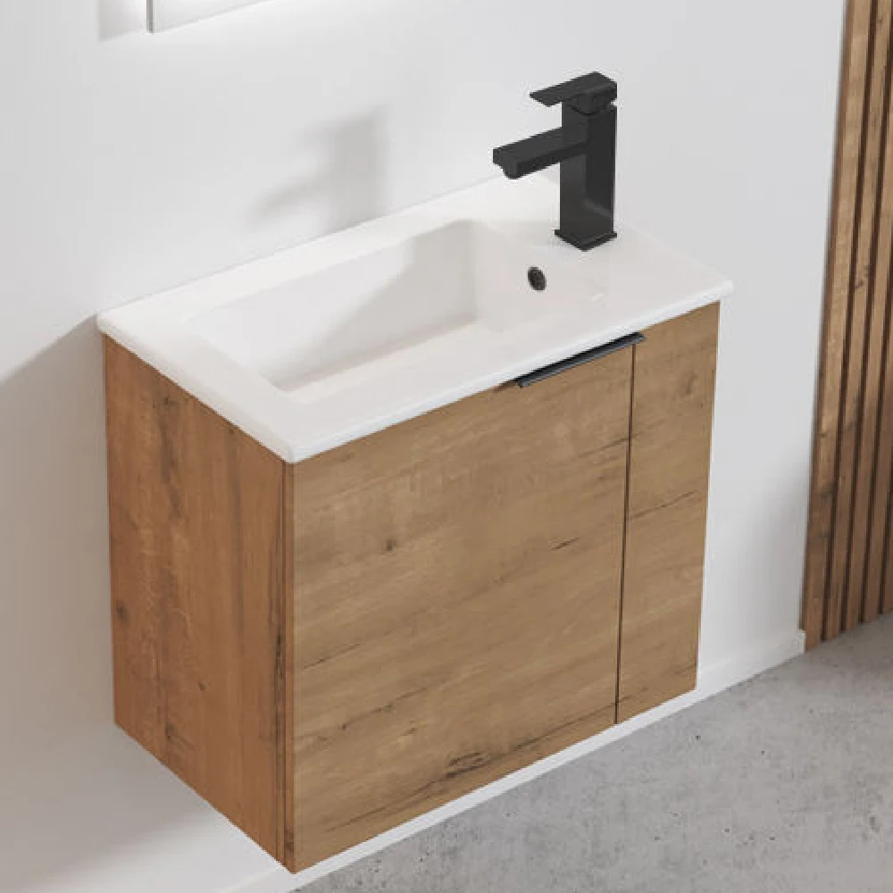 Small Size Bathroom Vanity Organizer With Ceramic Sink Buy