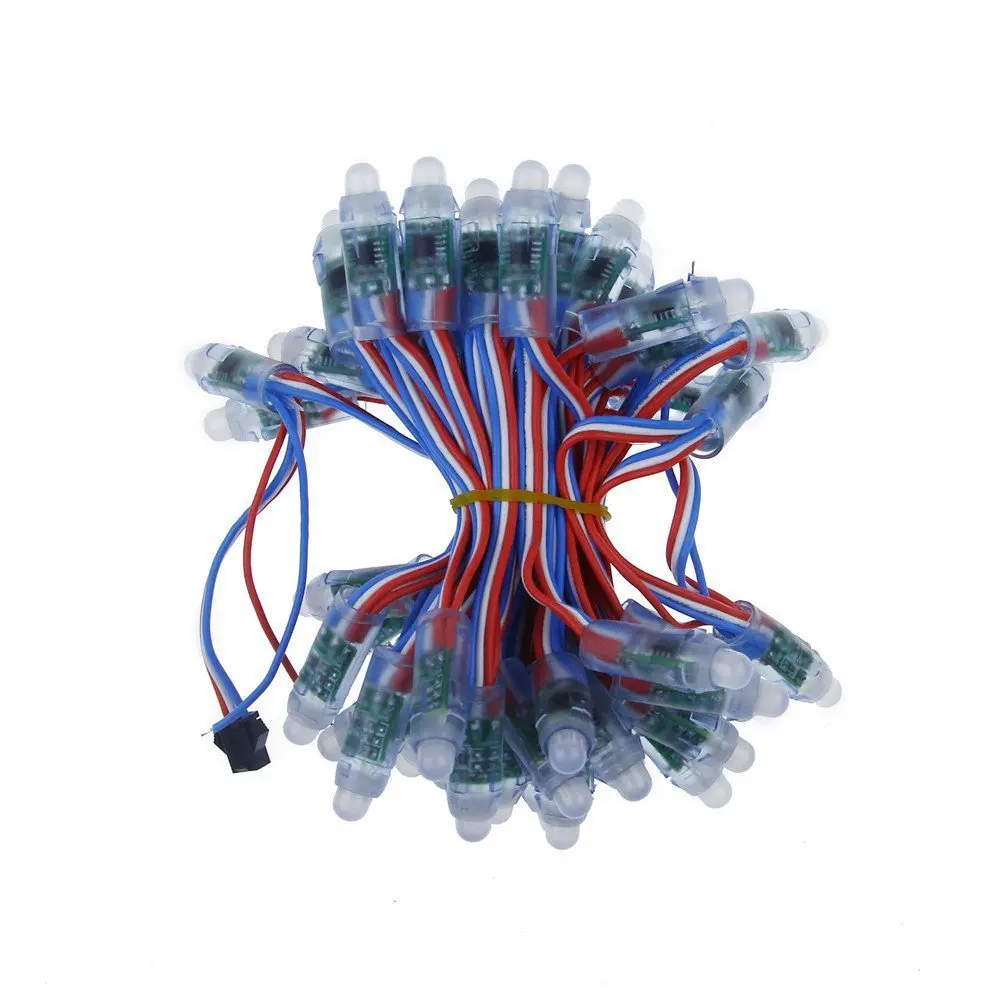 Ruban LED RGB 12mm étanche WS2811 - 5V - Full Color - Pour Décoration Lumineuse