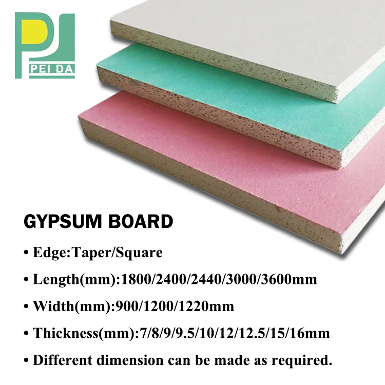 Factory Drywall Partition Gypsum Board False Ceiling Price