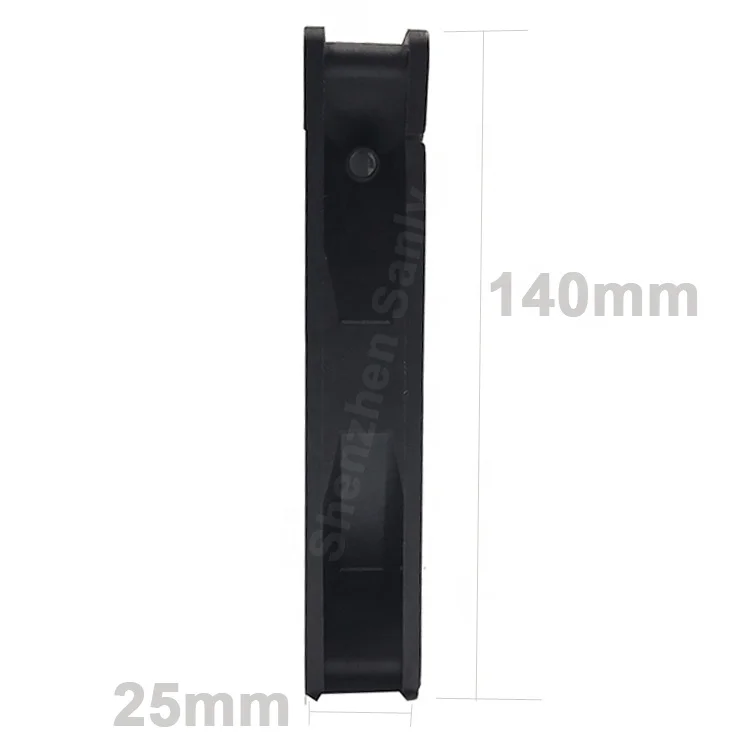 SANLY 140mm Electric Axial Cooling Fan Plastic Ventilation Silent High Performance 2 Pin 12V DC PWM/FG/RD TWO BALL BEARING