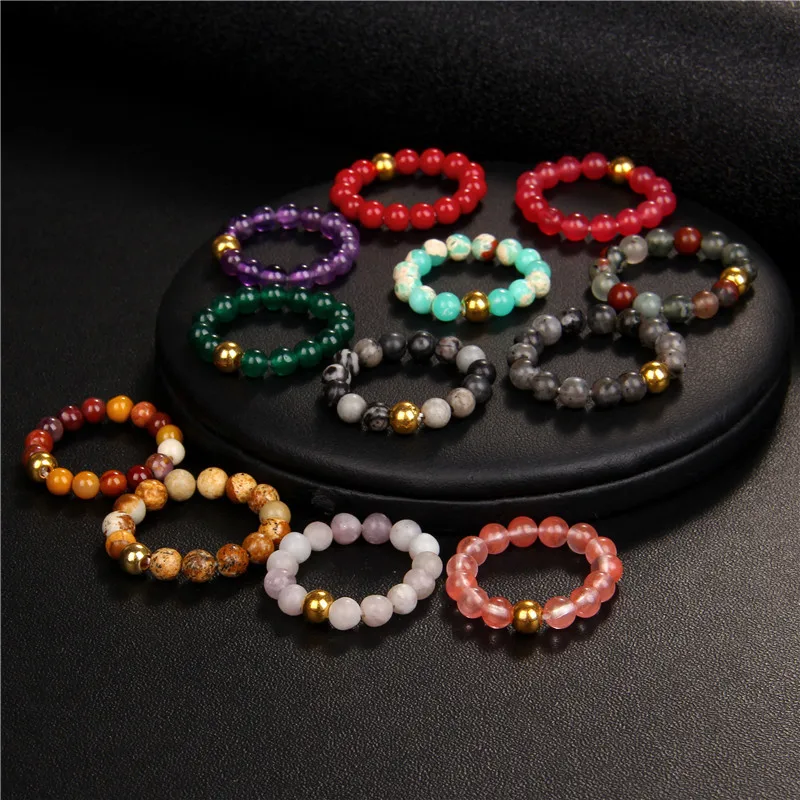 Shop Handmade Natural Stone Jewelry - Boho Gemstone Rings