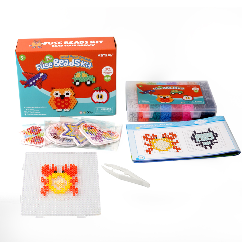 Лидер продаж от производителя 24 цвета наборы бусин Artkal обучающие игрушки для творчества любителей рукоделия набор бусин-предохранителей бусины hama 5
