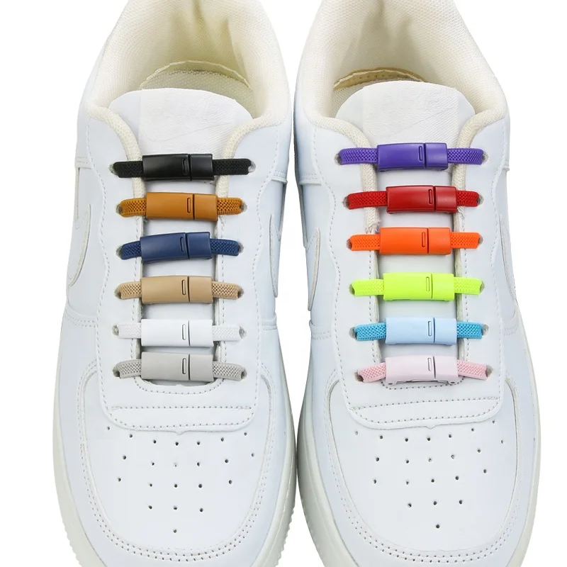 Laces Elastic Sneakers 8mm, Elastic Shoelace Sneakers