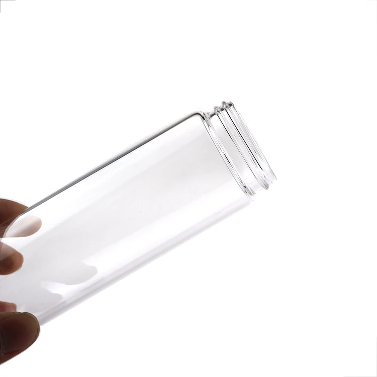 Glass Test Tube with Aluminum Screw Cap