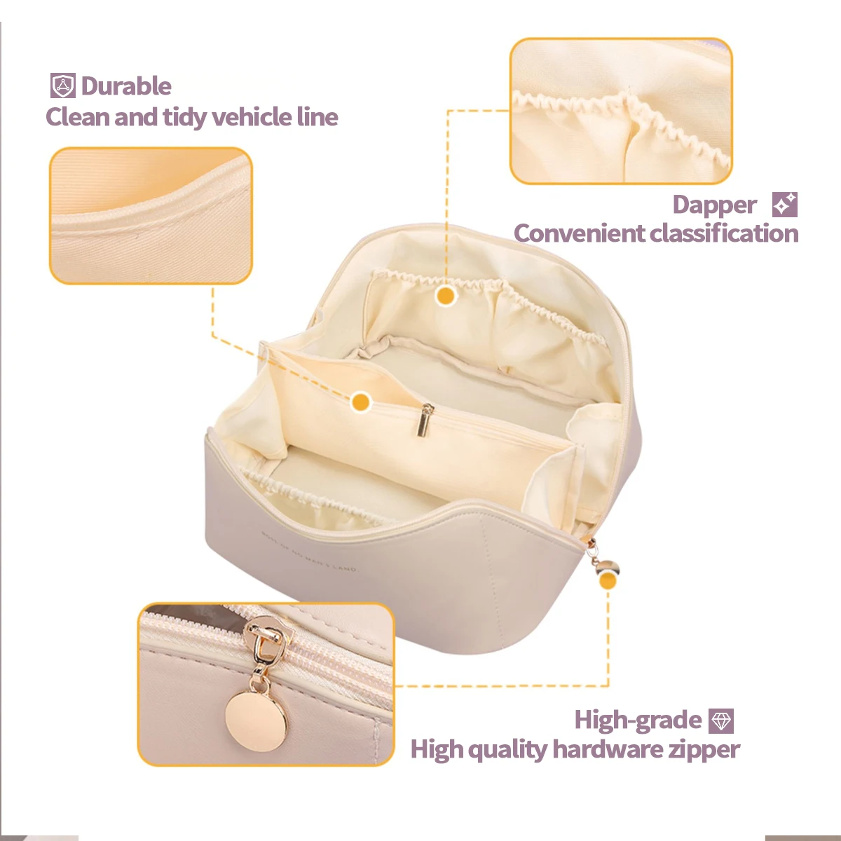 Wholesale Cosmetic Bag Bulk Women Travel Portable Makeup Organizer