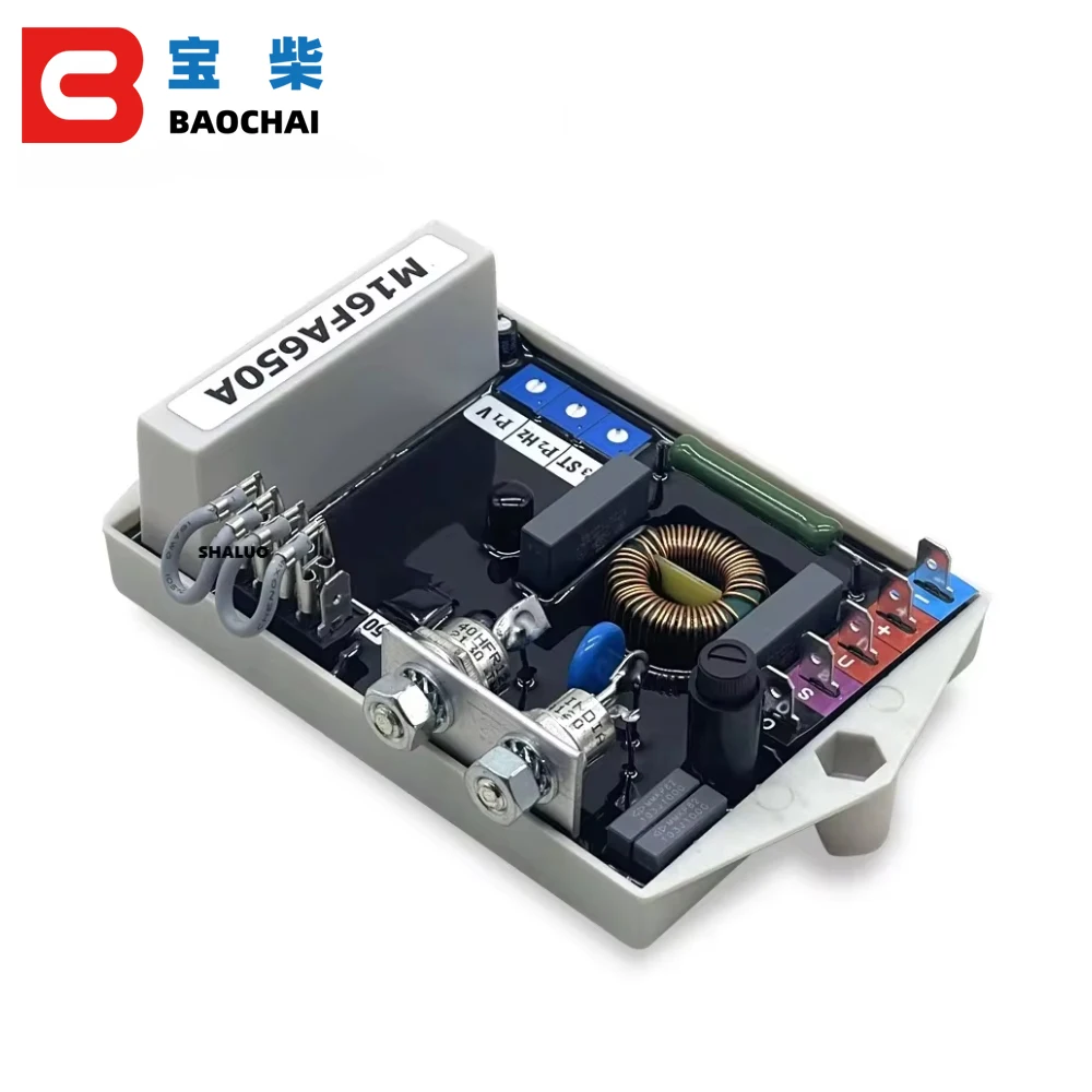 Generator Parts Automatic Voltage Regulator Stabilizer Adjustable Excitation Alternator Control Board Marelli M16FA650A Avr