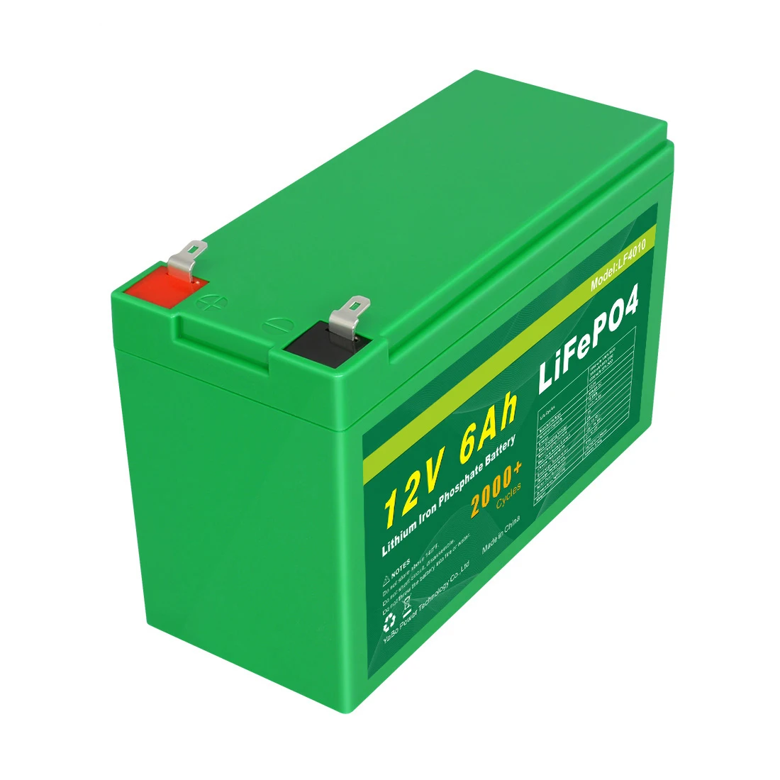 Three Day Production Time Lifepo4 Rechargeable Solar Battery Pack 12V 6Ah