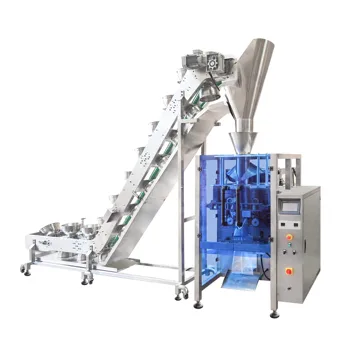 Multi-Function Vertical Form Fill Seal Machine Semi-Automatic Bowl Feeder for Spare Parts Toys Dry Flowers Packaging