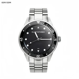 Custom OEM Professional Diving Watch Water Resistant 200M Dress Watches Men Luxury Brand Automatic Mechanical