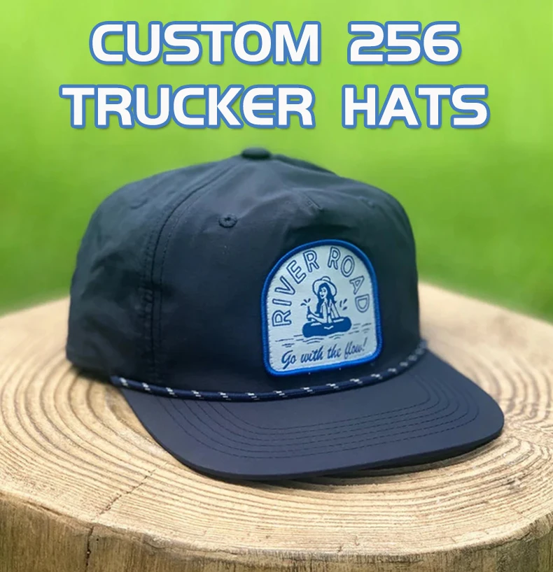 Wholesale Blank 256 Hat Rope Snapback Cap 5 Panel Soft Richardson Hats