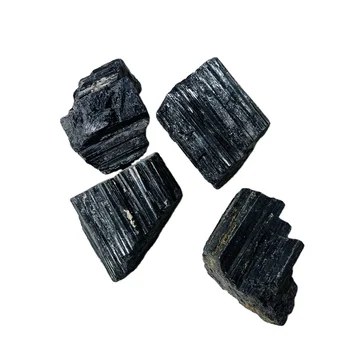 Wholesale Natural tourmaline Specimen Crystal Rough Stone raw black tourmaline