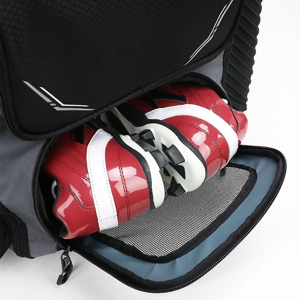 Kopbags Navy Blue LOW MOQ Baseball Softball Roller Catchers Bag Baseball Equipment Bags with Wheels details