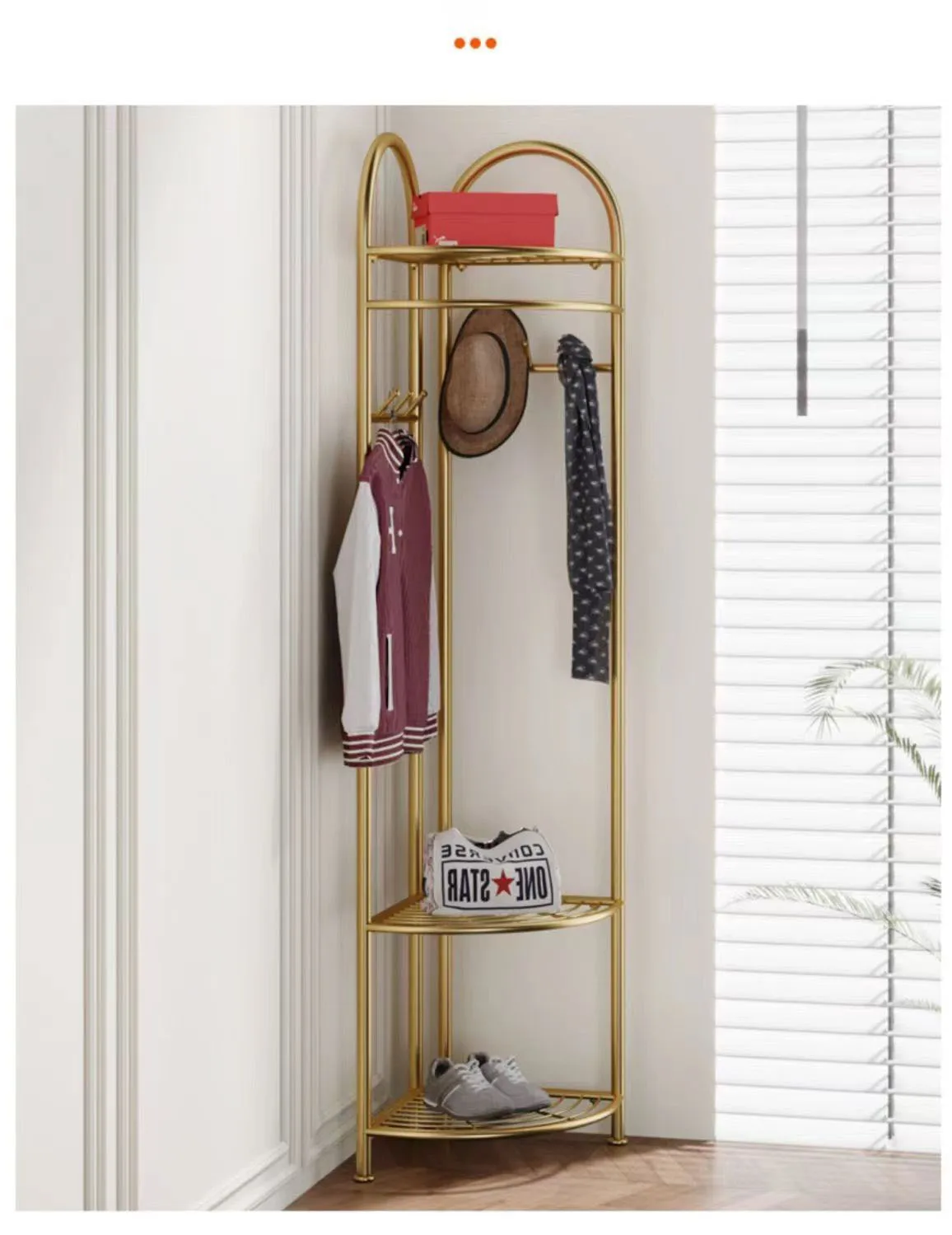 Corner Coat Rack Land Bedroom Living Room Simple Corner Stick Wall