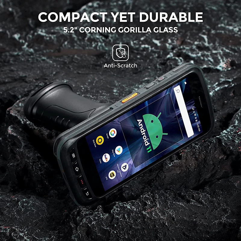 RT72 Android 11 Rugged PDA Data Collector Handheld 2D Barcode Scanner with 4G WiFi GPS Mobile PDA Terminal in Stock