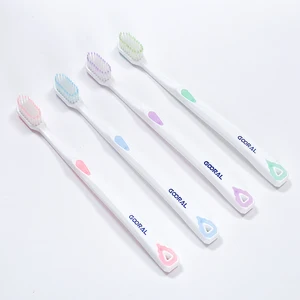 Hot Selling Classic Design Adult Plastic Toothbrush Soft Nylon Bristle Biodegradable Disposable Made in China Wholesale Supplier